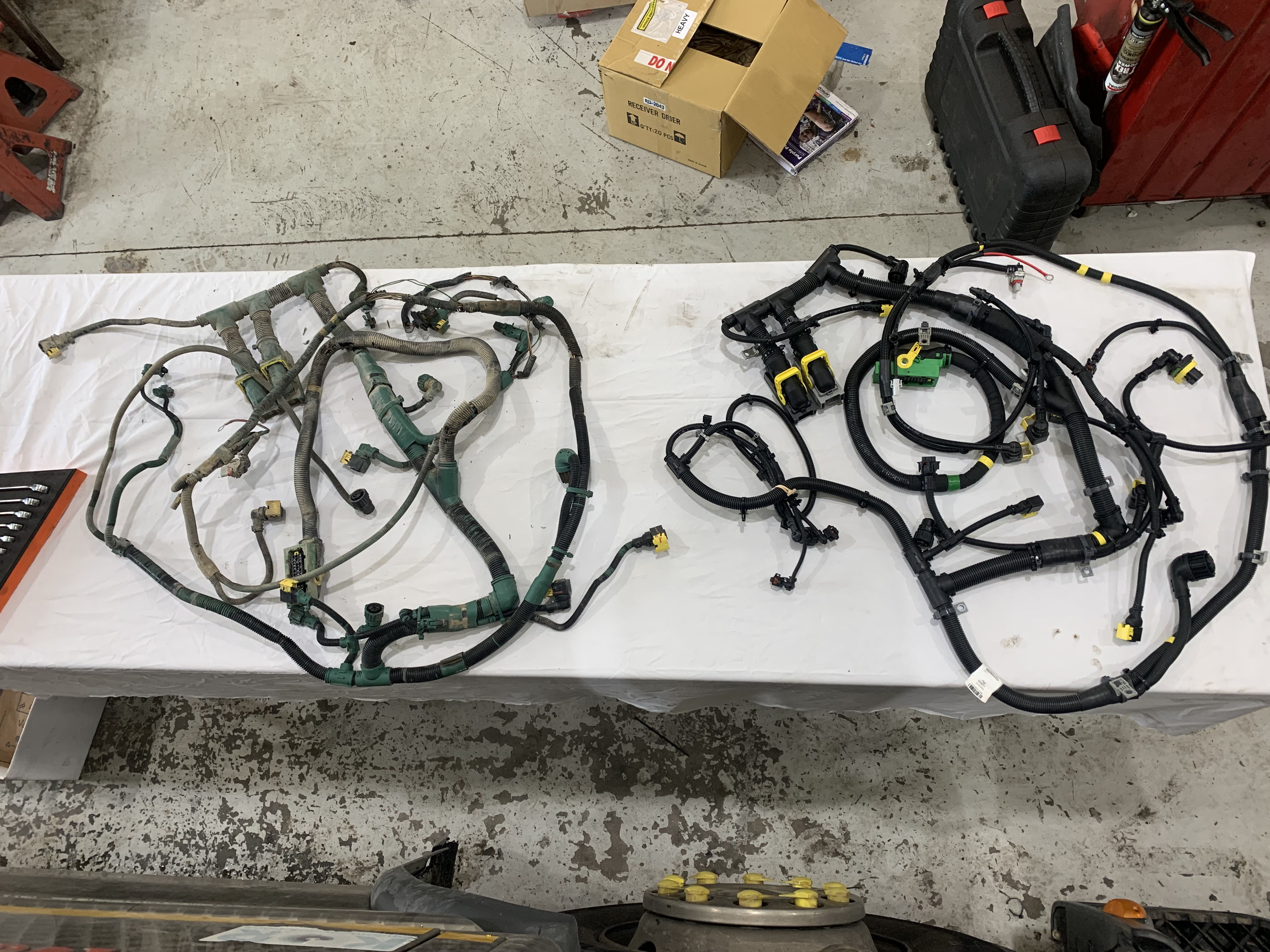 Wiring harness old vs new
